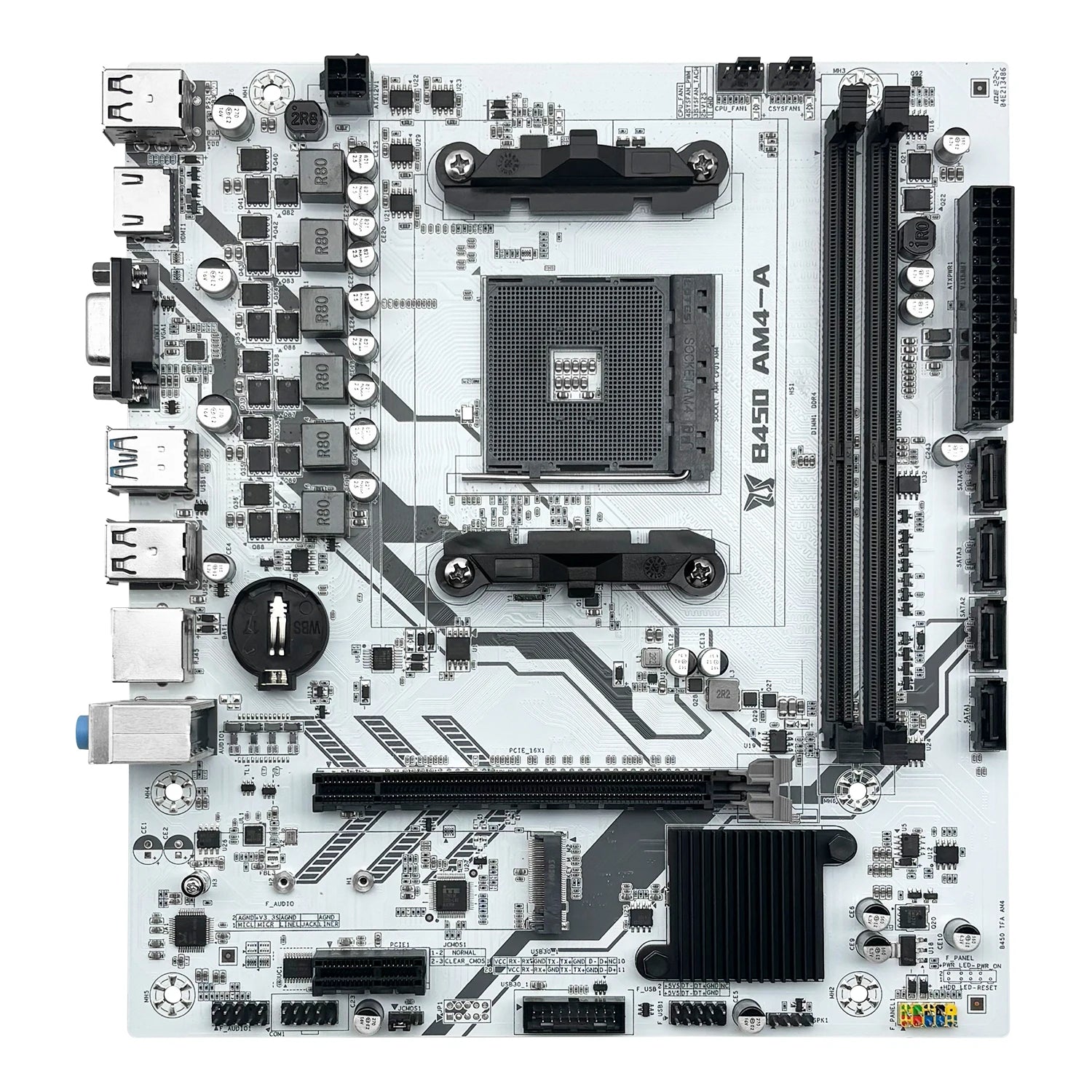 MACHINIST B450 Motherboard AMD Processor Dual-channel DDR4 Memory AM4 Mainboard M.2 NVME (Supports Ryzen 5500 5600 5600G CPU) - WinSupport Tech