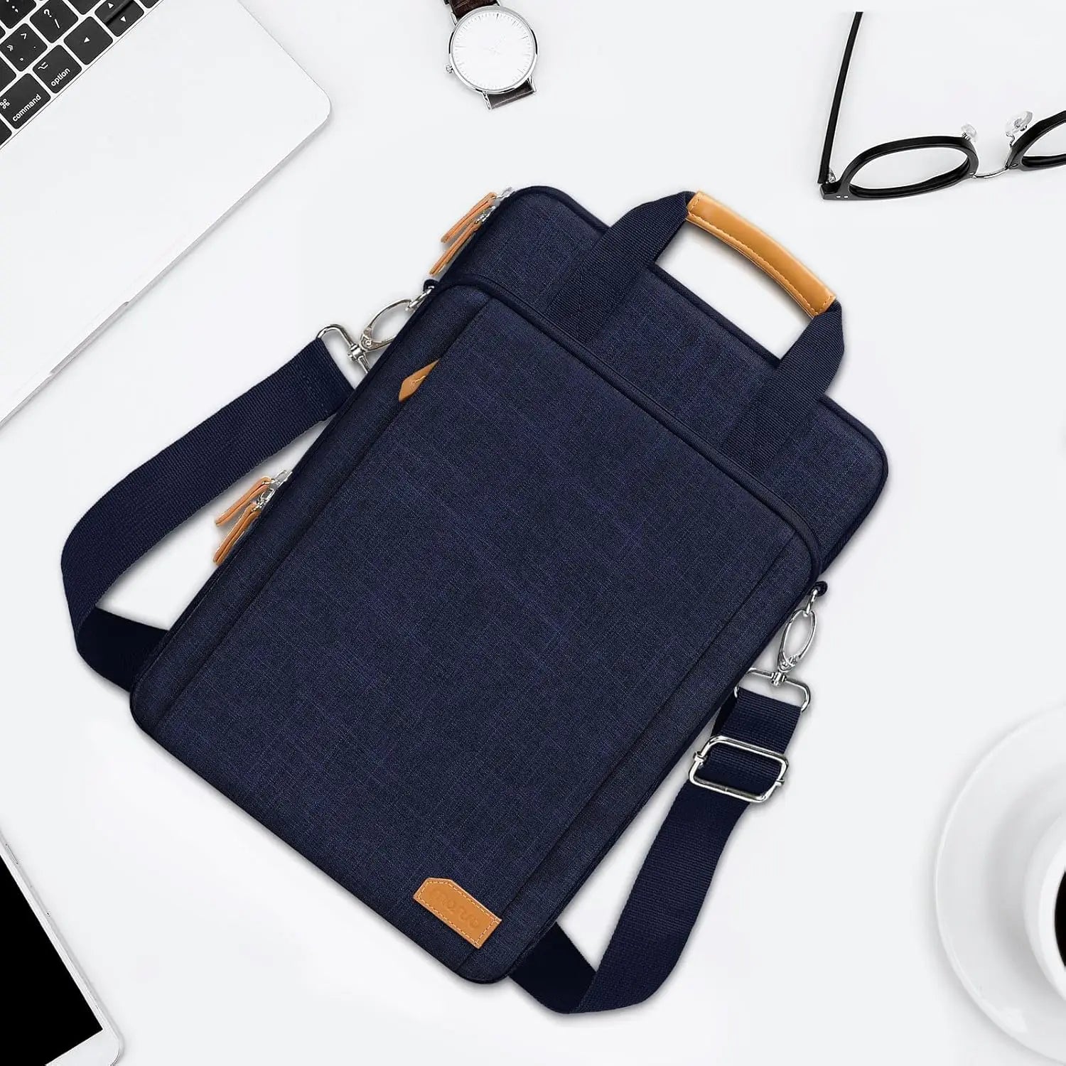 Laptop Sleeve Bag for MacBook Air/Pro 13–16 inch (M1–M5) – Protective Carrying Case with Shoulder Strap for HP, Dell, Lenovo, Asus Notebooks