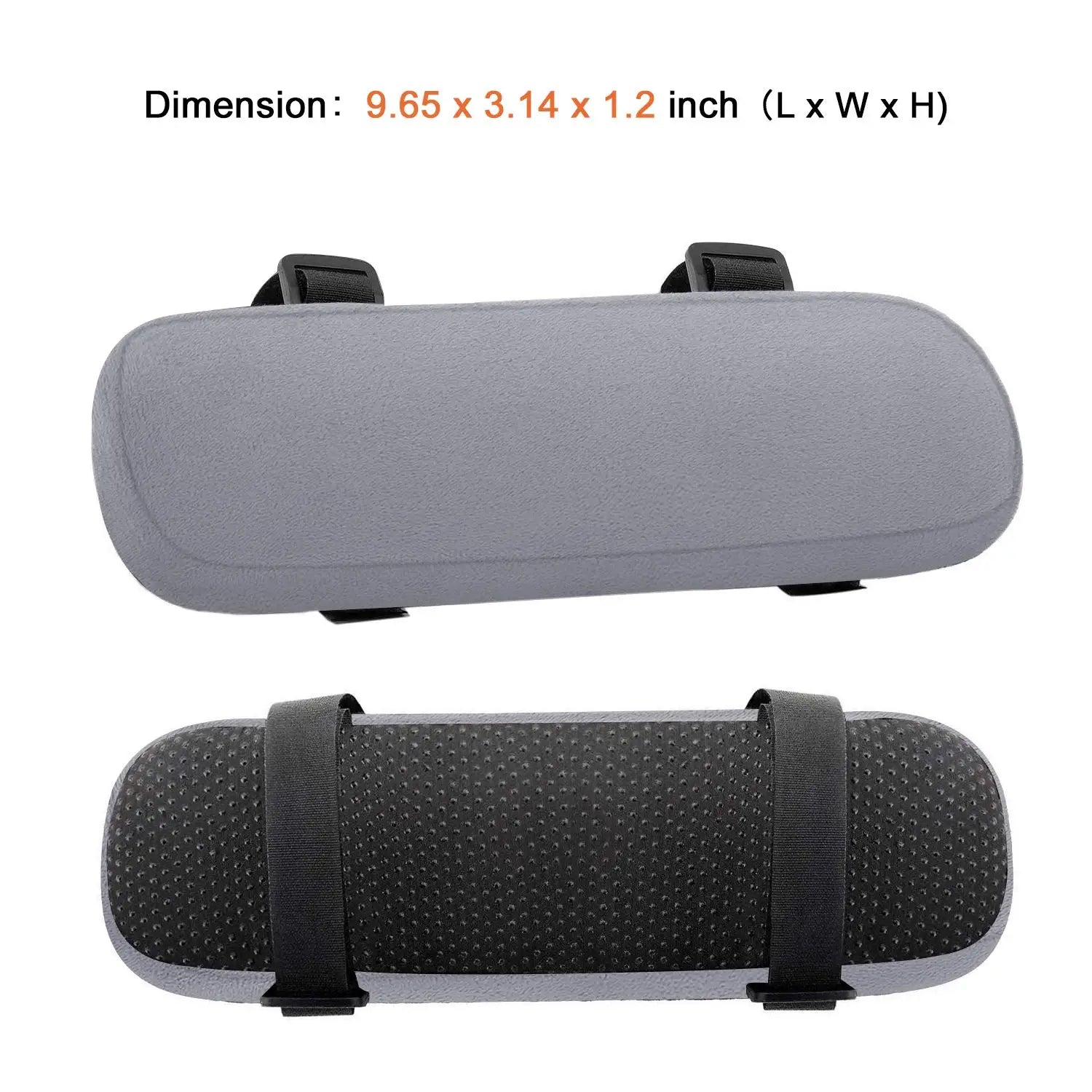 2 Pcs Office Chair Arm Pads,Soft PU Sponge Arm Rest for Desk Chair Gaming Chair,Arm Rest Cover Elbow Support,Removable Cleaning
