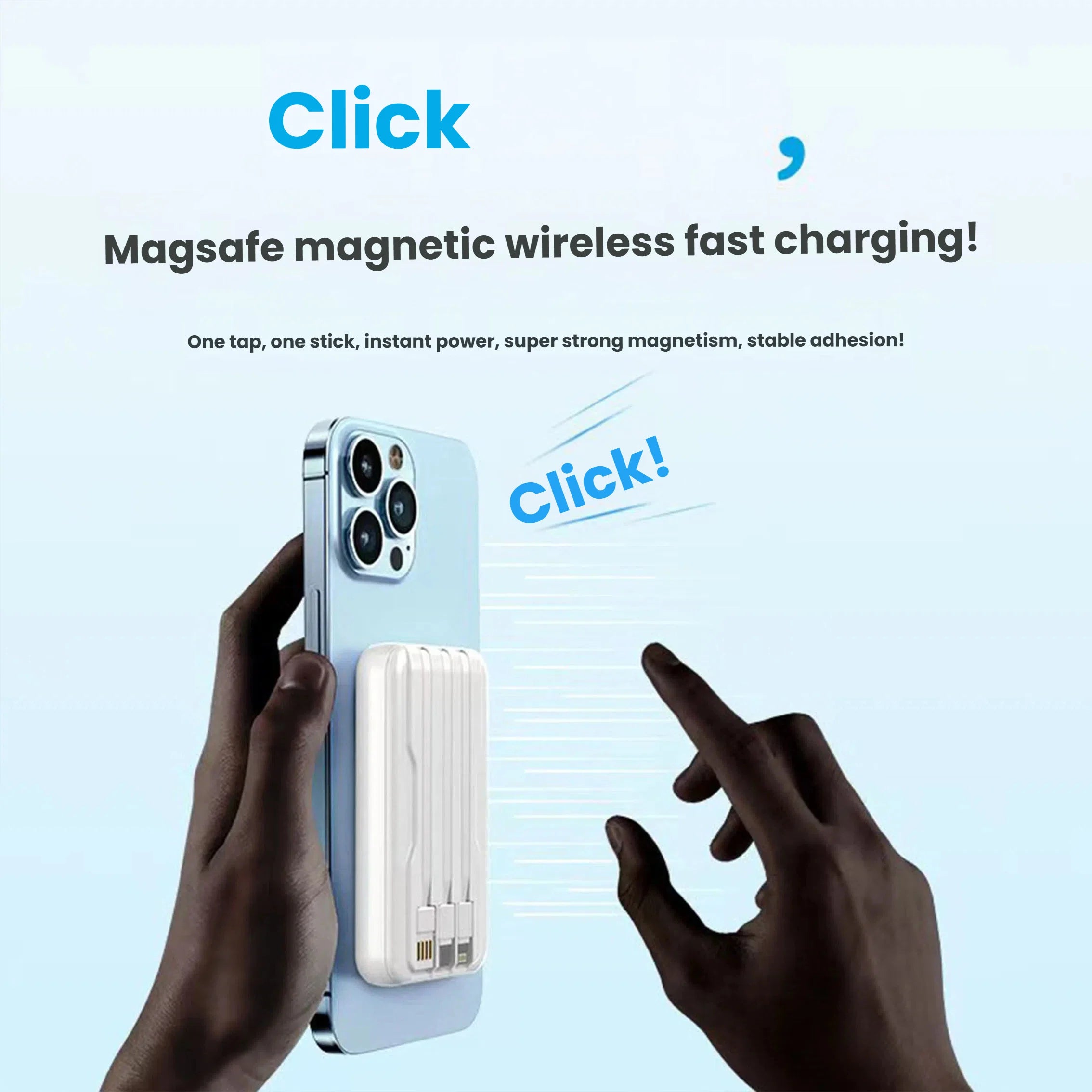Taepiaai DX126 magnetic car wireless power bank; suitable for Apple, Android mobile phones\watches/15W/22.5W powerbank 10000mah