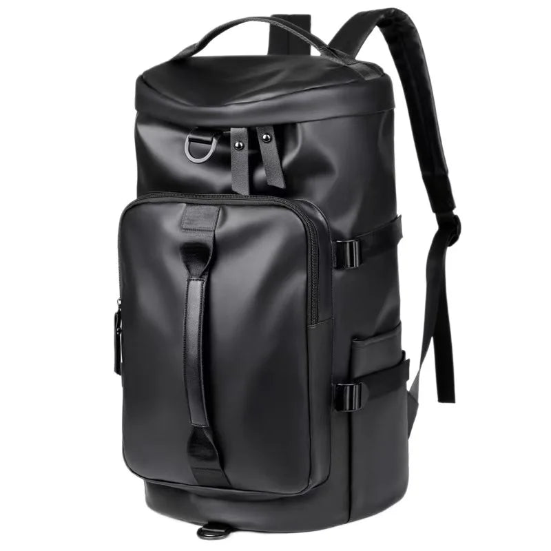 Travel backpack, large carry on bag with shoe compartment approved by the airline, 17 inch laptop backpack, business work fitnes
