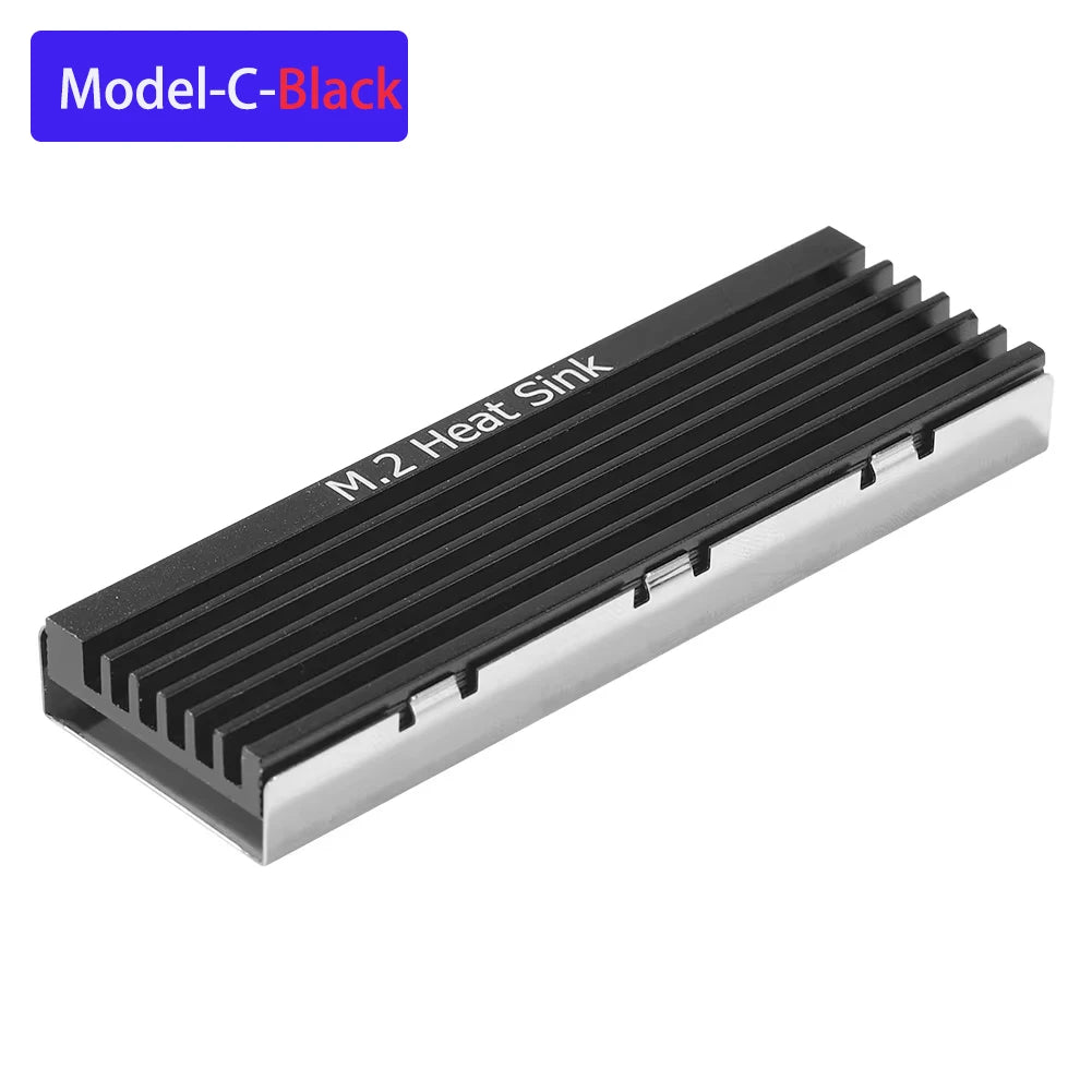 M.2 NVME 2280 Solid State Hard Disk Radiator Aluminum M.2 SSD Heat Sink M.2 SSD Cooler With Thermal Pad For PS5 Desktop PC