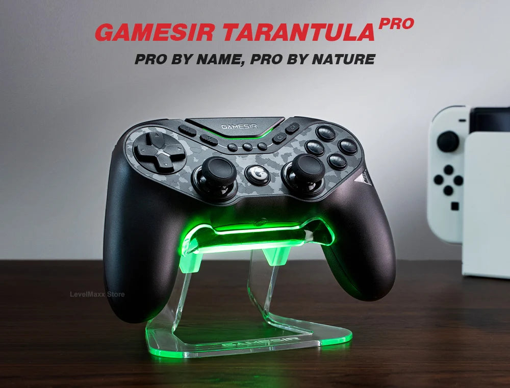 GameSir Tarantula Pro T3 Pro Wireless Gaming Controller with Gamesir Mag-Res TMR Sticks RGB Lighting Effect for Switch PC IOS