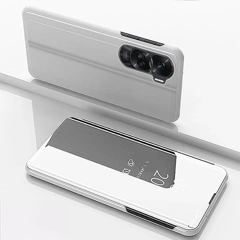 Mirror Flip Case for Samsung Galaxy S25 S24 Ultra S23 FE S22 S20 S21 Plus Back Cover for Galaxy S10 Plus S10e 5G Case