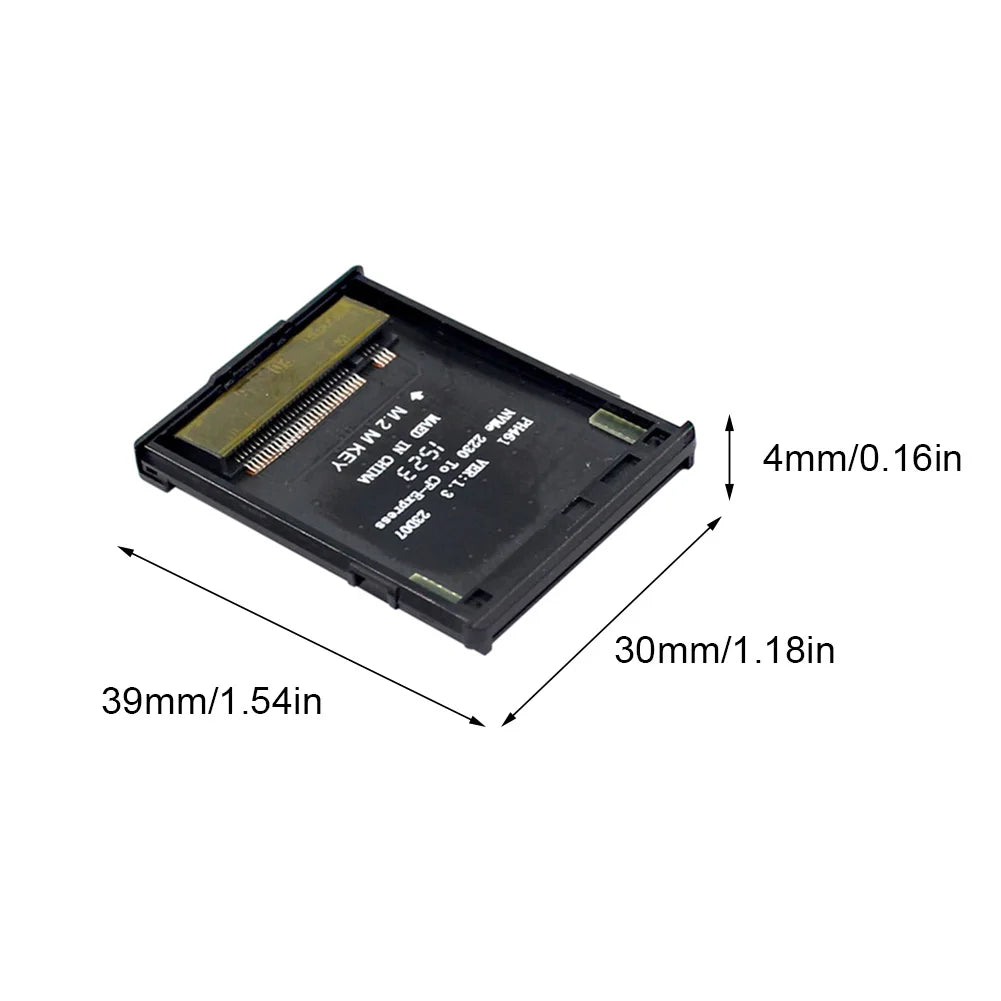 CF-Express Type-B to M.2 NVMe 2230 M-Key SSD Adapter PCIe 4.0 Expansion Memory CFexpress Card For Camera Photography Studio
