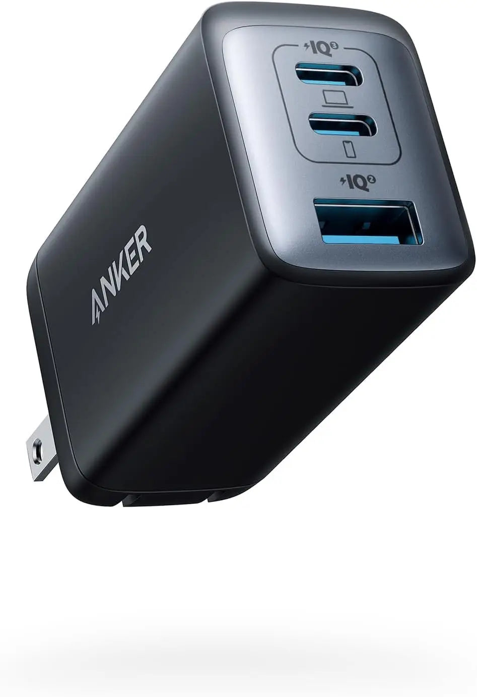 Anker 735 65W GaN Charger Nano II USB C Fast Charging 3-Port Fast Compact Foldable Wall For MacBook Pro/Air iPad Galaxy Switch