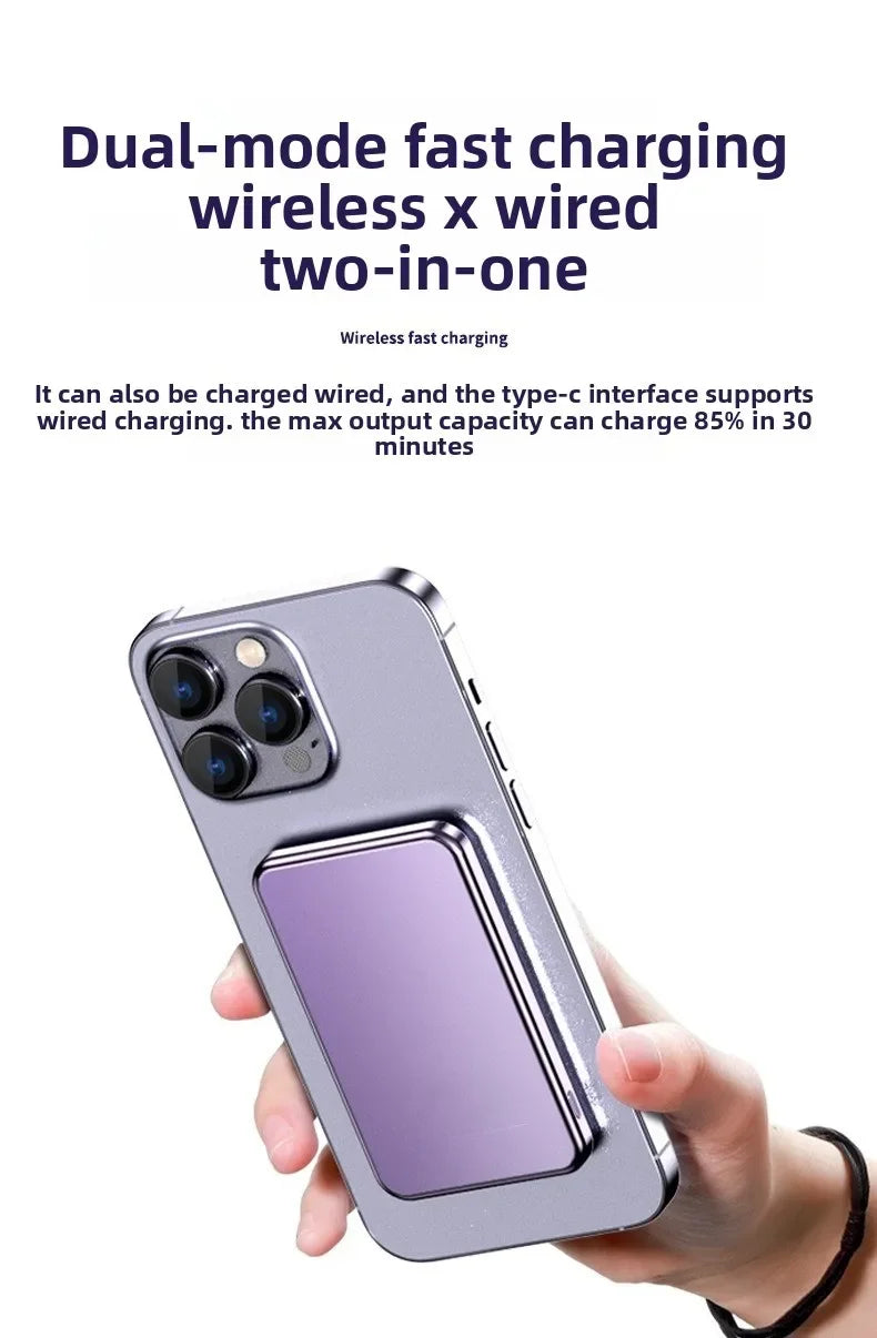 Taepiaai 20000mAh Portable Magnetic Wireless PowerBank PD22.5W Fast Charging External Battery for Magsafe for IPhone Samsung