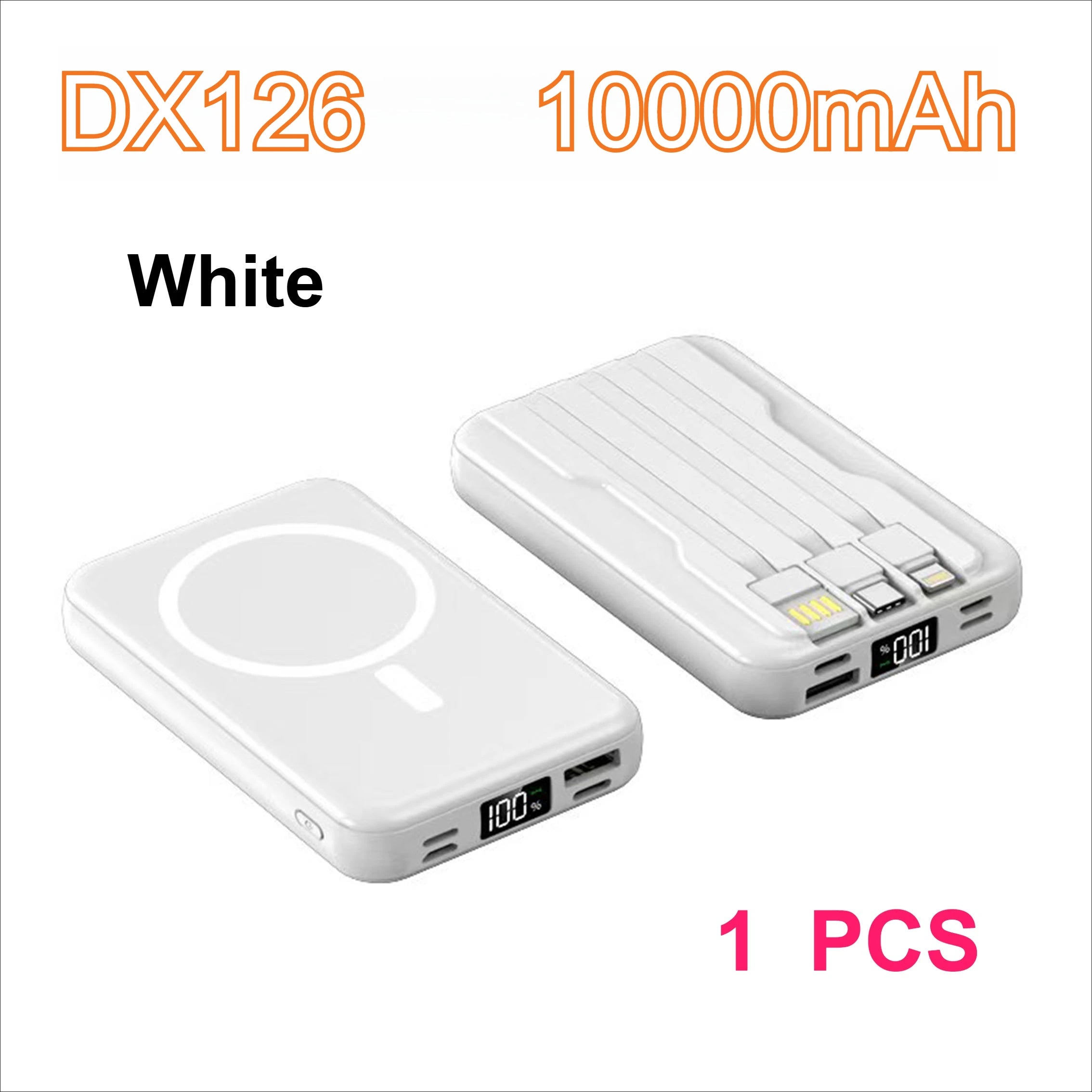 Taepiaai DX126 magnetic car wireless power bank; suitable for Apple, Android mobile phones\watches/15W/22.5W powerbank 10000mah
