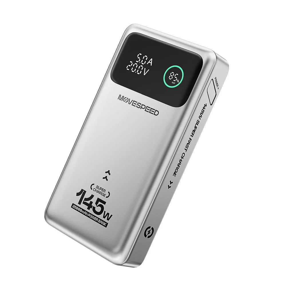 MOVESPEED M25PRO 25000mAh Power Bank 140W PD3.1 Fast Charge Portable External Battery Charger for iPhone Samsung