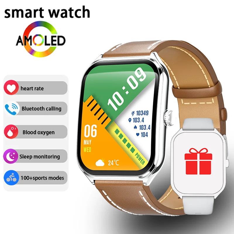 New Ultra Thin Smart Watch men 1.96