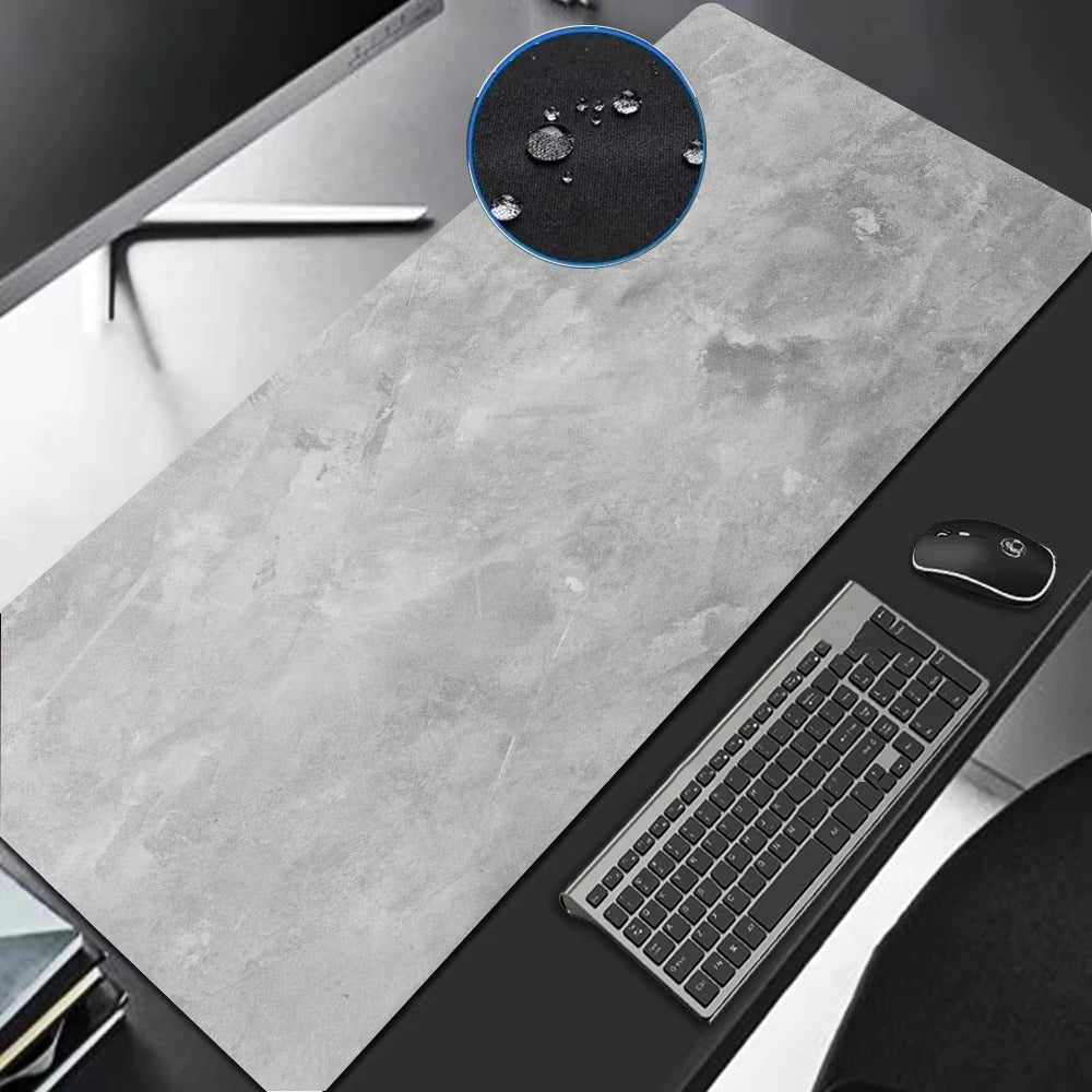 900x400 Gray Textured Tarpaulin Mouse Pad Waterproof Mat Gaming Accessories Control MousePad Gamer Water Proof Cloth Desk Mat