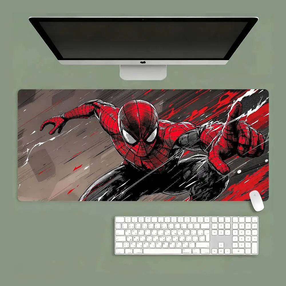 S-Spiders-Mans Mouse Pad Computer Mat Deskpad Laptop Keyboard Mat Office Large Landscape Mousepad