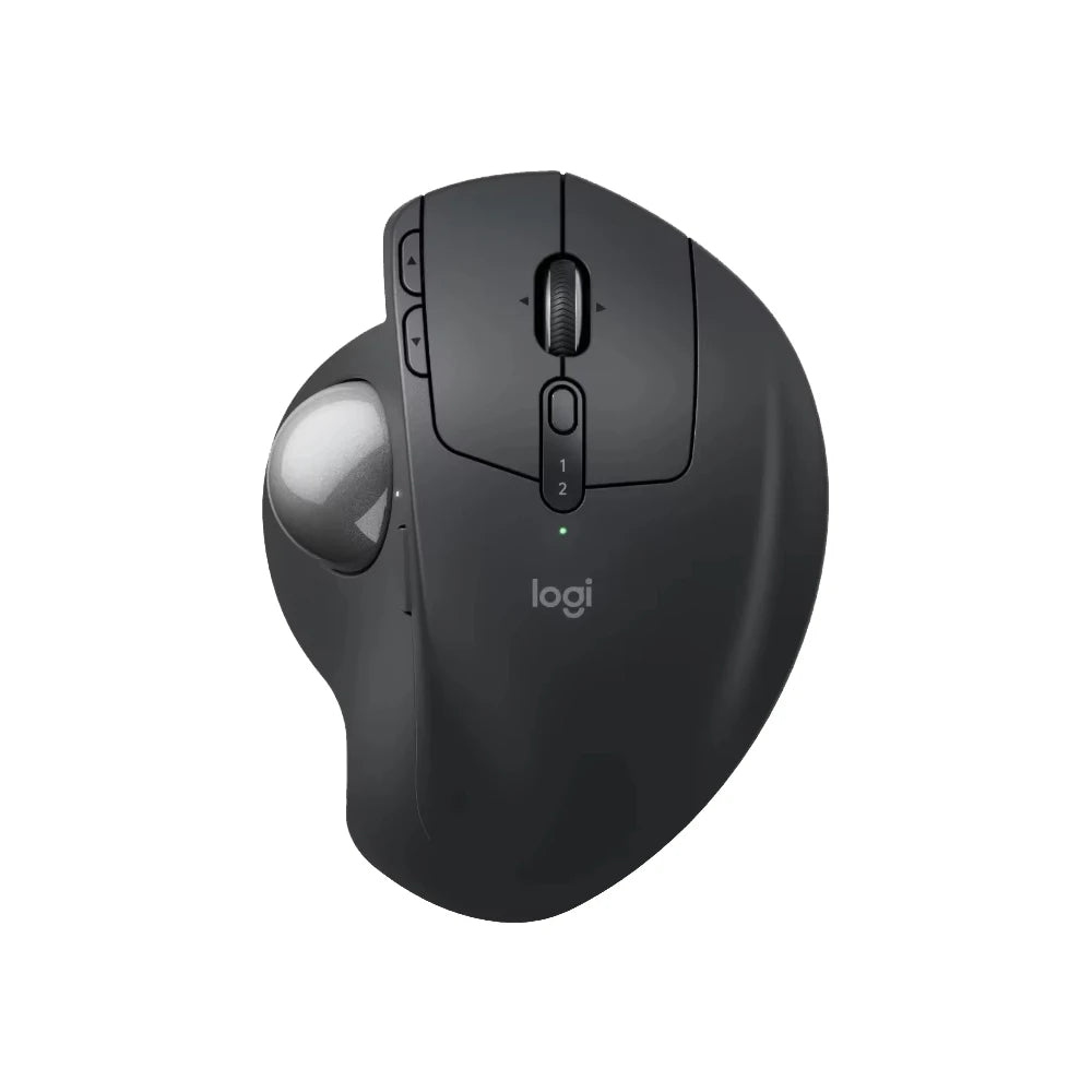 Logitech MX Ergo S Wireless Trackball Mouse Adjustable Ergonomic Design Rechargeable Bluetooth Mouse for Office Drawing Laptop