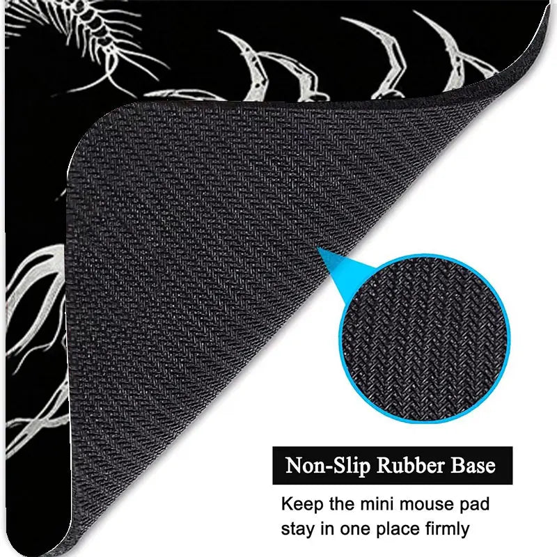 Anime Black Centipede XXL Gaming Mouse Pad Non-slip Stitched Edge Large Desk Mat Keyboard Carpet For Gamer Laptop Desktop
