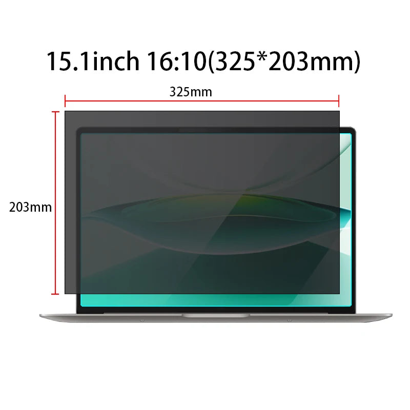 for 13/14/16/17/18 inch laptop privacy film customized size anti reflection and anti blue light radiation screen protector film