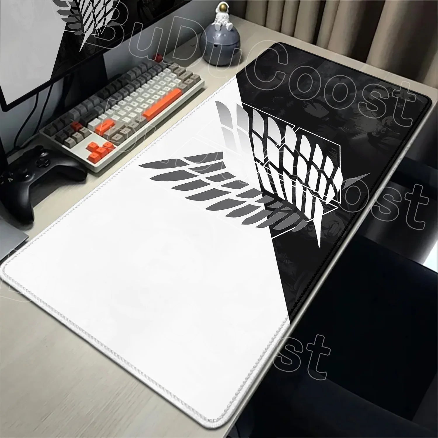 New Mousepad Anime Attack on Titan Mouse Pad Gaming Accessories PC Keyboard Large Rubber Non-slip Desk Mat Computer Table Carpet