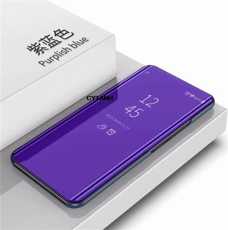 S26 Case Smart Mirror Leather Flip Magnetic Stand Cover For SamsungS26 Samsung Galaxy S 26 Plus Ultra S26Plus S26Ultra 5G shell