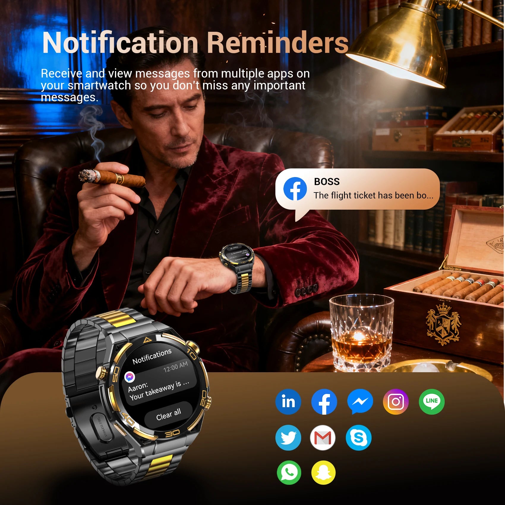 New Blackview W90 Pro GPS Smart Watch 1.43