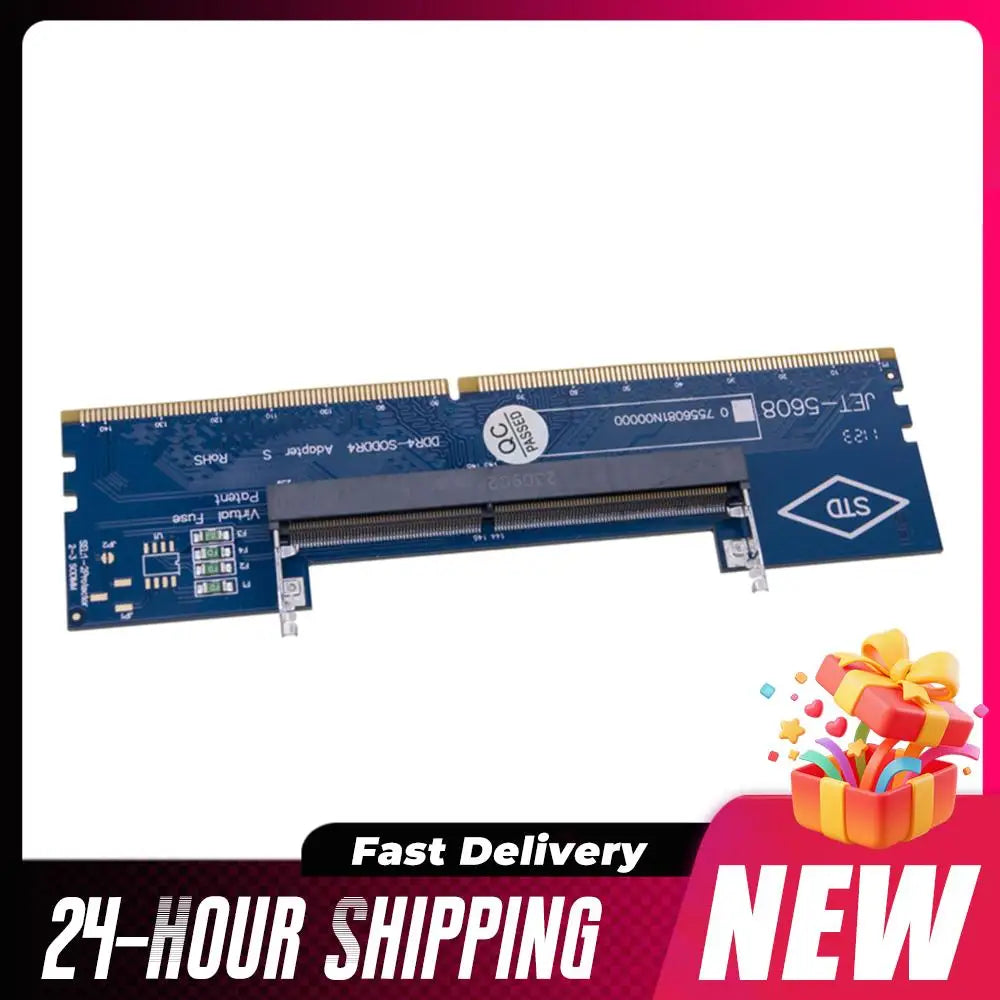 1-5PCS Laptop To Desktop Memory RAM DDR3 DDR4 Memory Adapter Connector Card SO-DIMM To PC DIMM Card DDR3 DDR4 Memory Adapter Sti