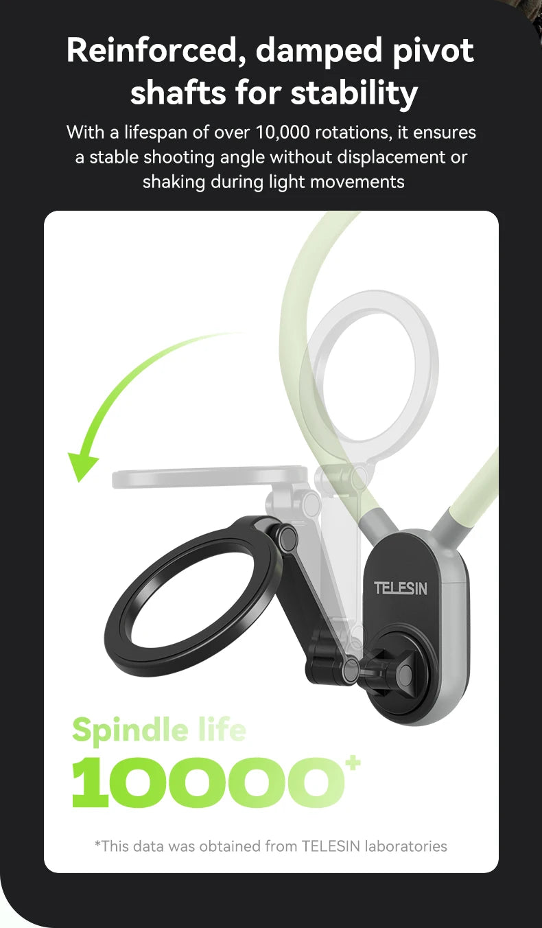 TELESIN Silicone Phone Magnetic Neck Mount Quick Release Hold for Iphone 17 16 15 14 13 SAMSUNG HUAWEI XIAOMI Phone Accessories