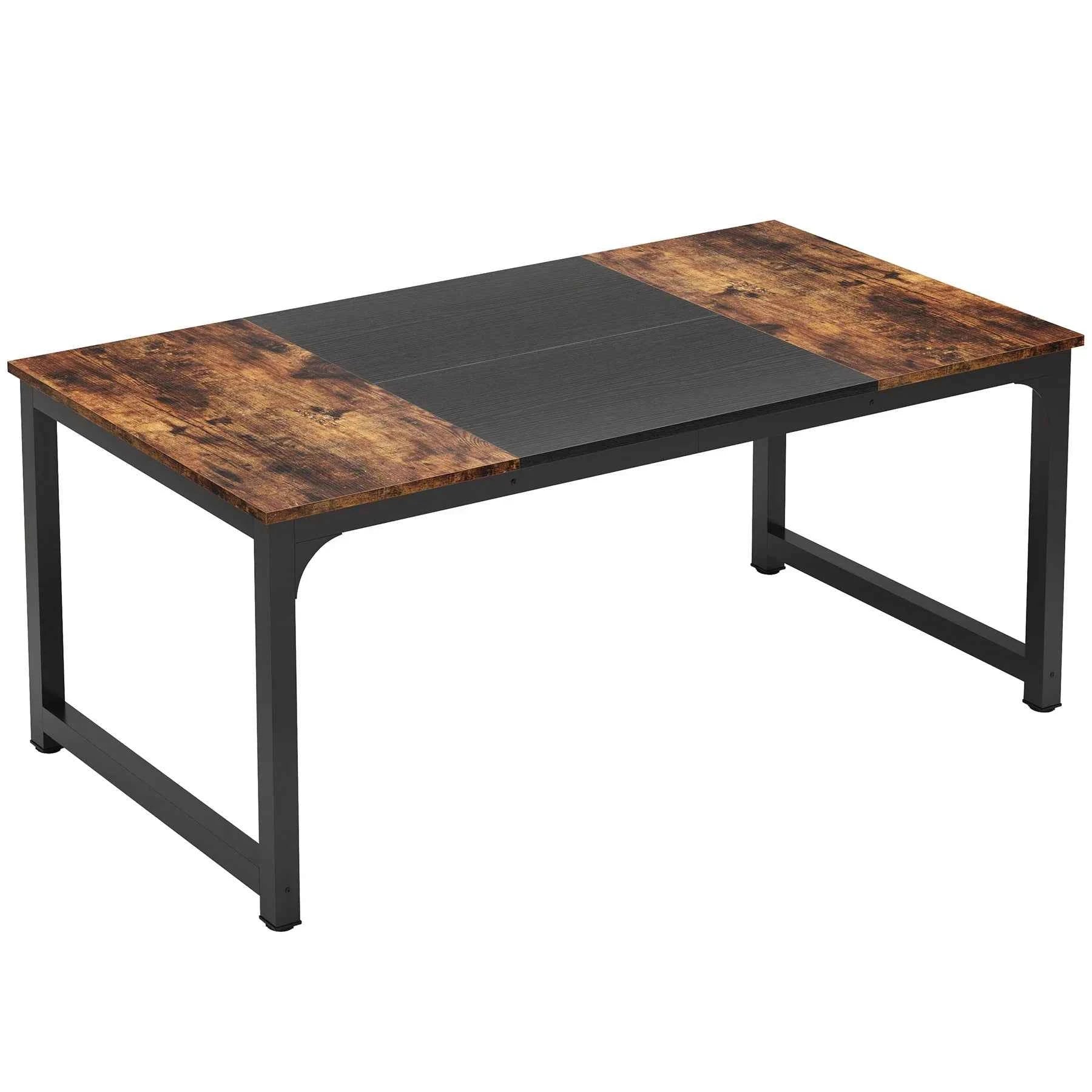 Tribesigns 70.8" Executive Office Desk – Wooden Computer Desk for Home Office, Study, or Workspace