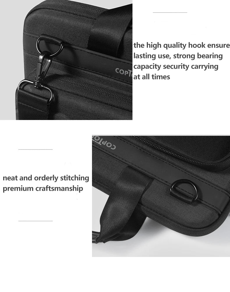 14 15.6 inch Laptop Case Hard Shell Laptop Shoulder Bag Men Women Business Briefcase for MacBook Pro 16 M4 Huawei Lenovo HP Dell