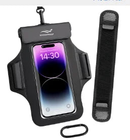 HAISSKY Armband Mobile Phone Waterproof Pouch For iPhone 17 16 15 14 13 12 Pro Max 15 Plus Swimming Surfing Diving Arm Phone Bag