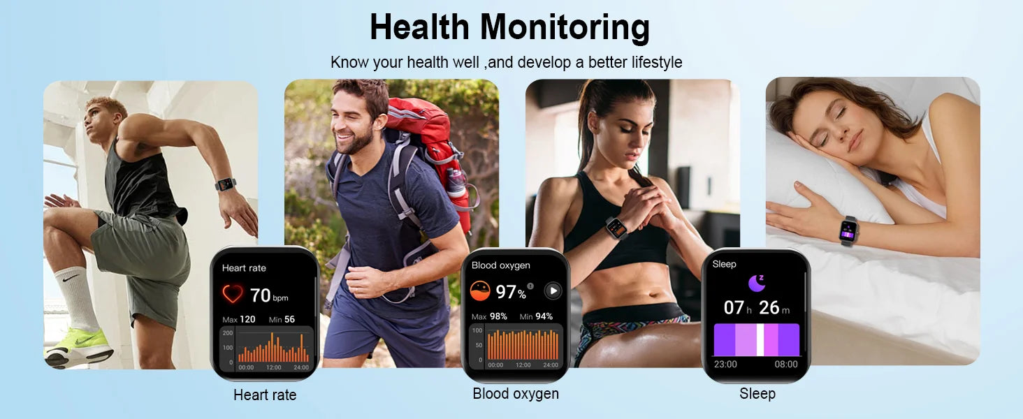 Smart Watch(Answer/Make Calls), 1.96