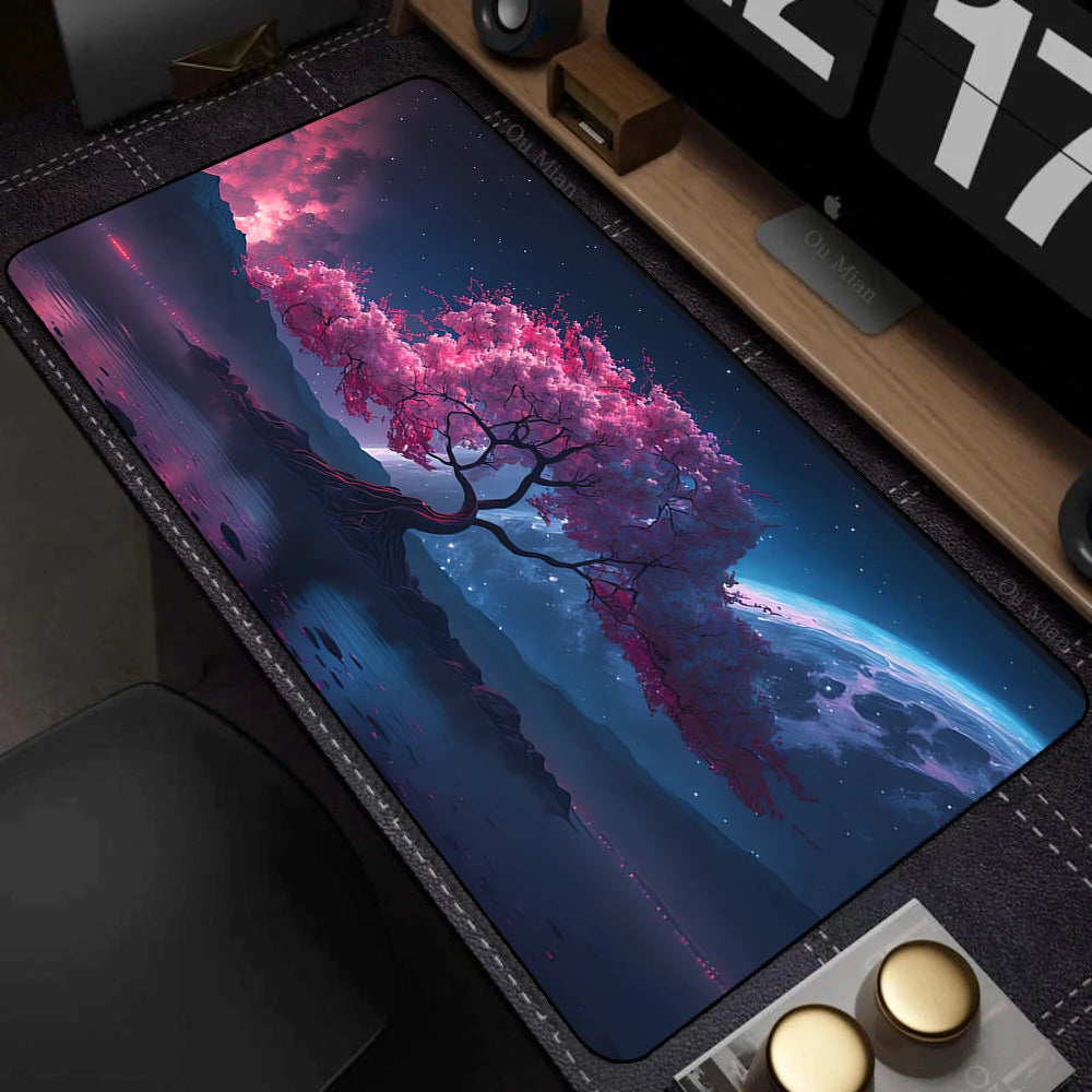 XXL Mouse Pad Anime Natural Scenery Mousepad Large Teclado Mousepad Pc Keyboard Gaming Table Mats Laptop 900x400 Mouse Mat