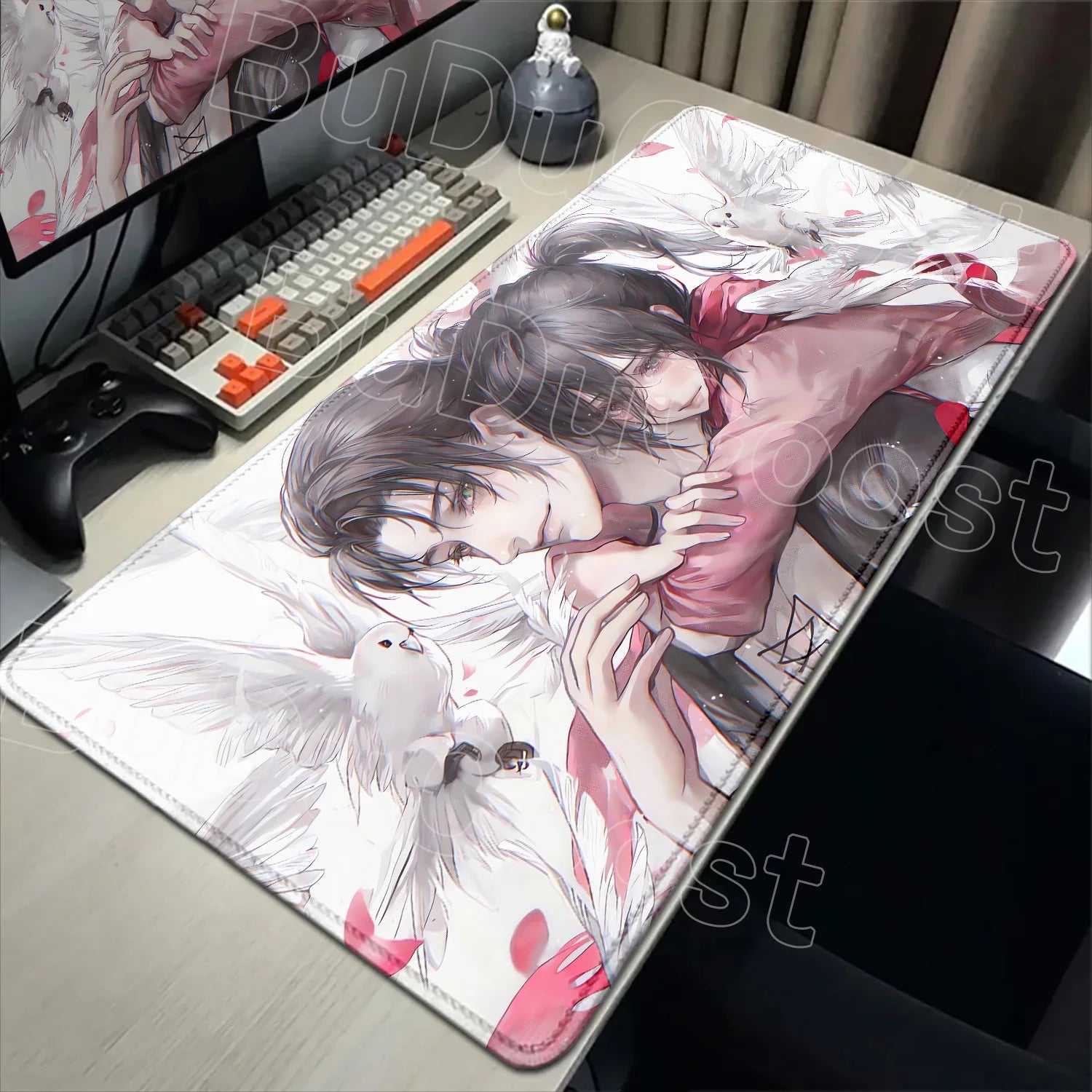 New Mousepad Anime Attack on Titan Mouse Pad Gaming Accessories PC Keyboard Large Rubber Non-slip Desk Mat Computer Table Carpet