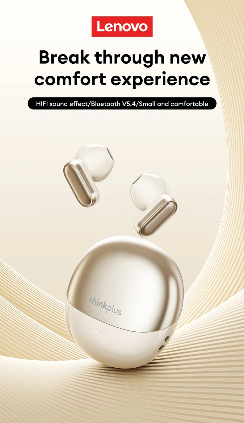 Original Lenovo LP19 PRO TWS Wireless Upgrade Bluetooth Earphones HiFi Sound Music Touch Earbuds Long Standby Gaming Headset New