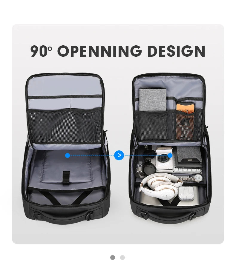 Mark Ryden 2025  Anti-Thief Fashion Men Backpack Multifunctional Waterproof 15.6 Inch Laptop Bag Man USB Travel Charging Bag
