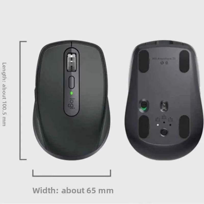 Logitech MX Anywhere 3S Business Elite Wireless Mouse Premium Design Multi-Device for Executive Office PC Computer Accessories