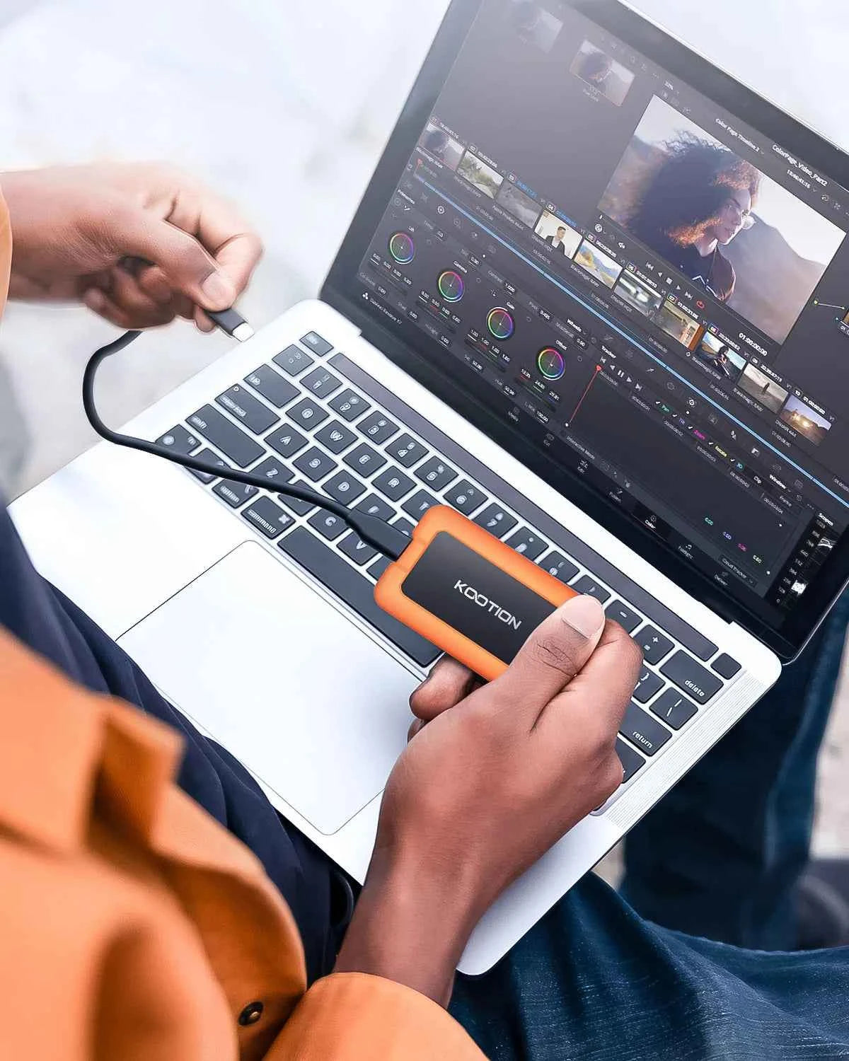 KOOTION X1Max External SSD (USB 3.2 Gen 2x2, 2000MB/s, Aluminum, 1.8