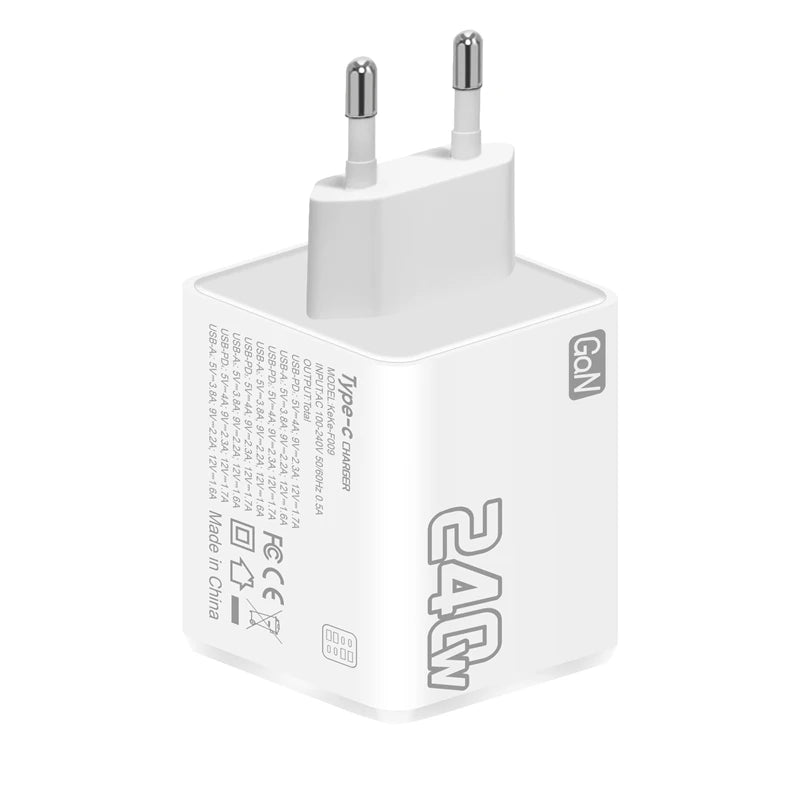 240W GaN USB C Charger 8 in 1 Fast Charging Phone Charger Power Adapter For iPhone Xiaomi Type C EU/US/UK Plug Wall Charger