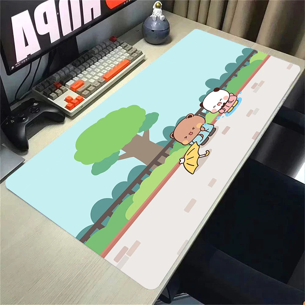 Bubu Dudu Gamer Deskmat Xxl Mouse Pad Anime Computer Table Mat Pc Gaming Accessories Mousepad Large Mats Office Mause Pads Setup