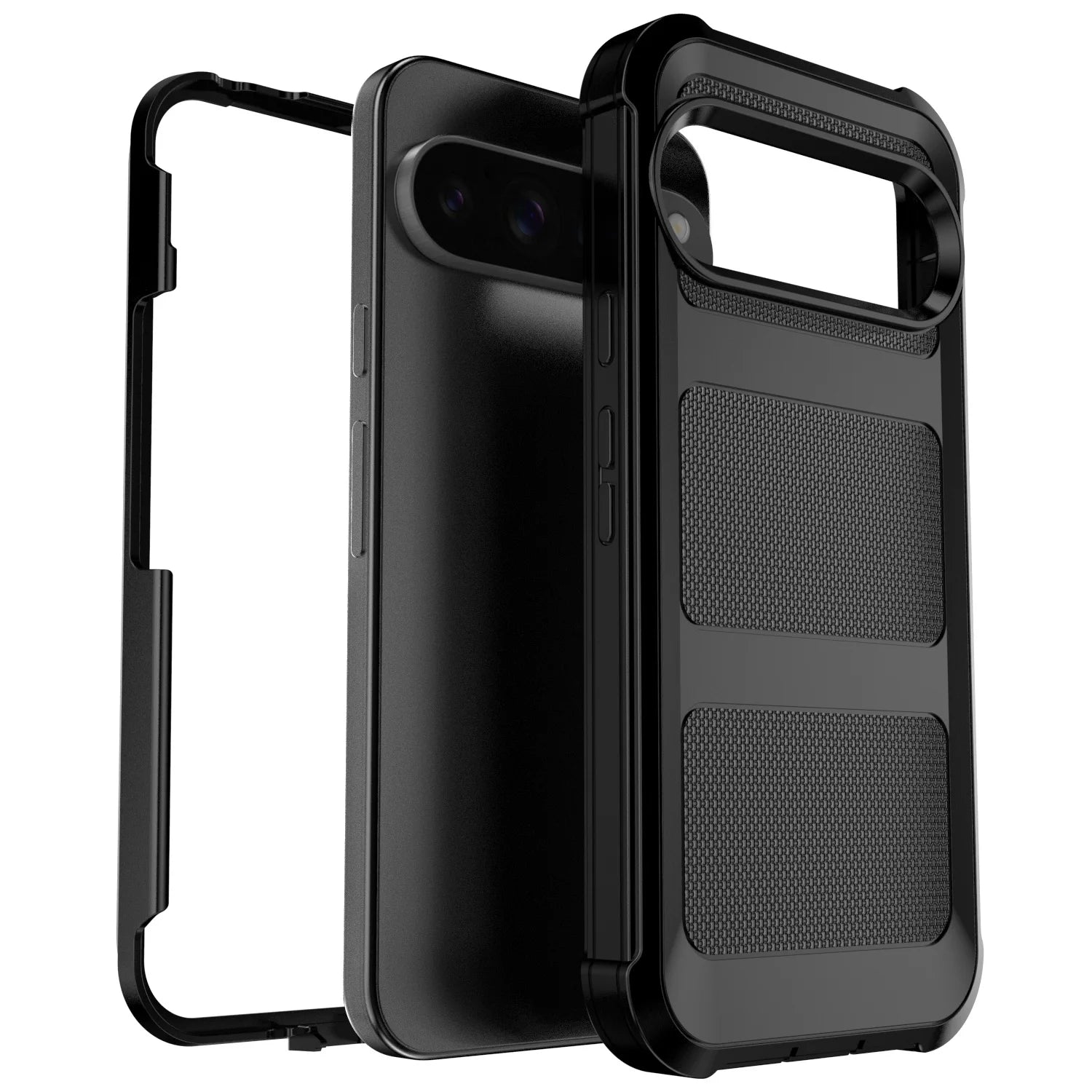 For Google Pixel 9/9 Pro/9 Pro XL,Pixel 10/10 Pro/10 Pro Shockproof Heavy Duty Phone Case Rugged Bumper Dual Layer Cover