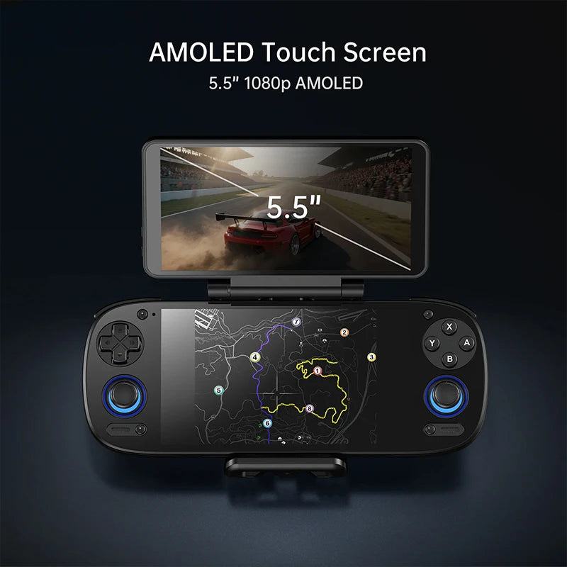 Retroid Dual Screen Add-on Expand 5.5Inch Oled Screen Back Clip Design With TypeC Plug For RP4Pro/RP Mini/RP MiniV2/RP5