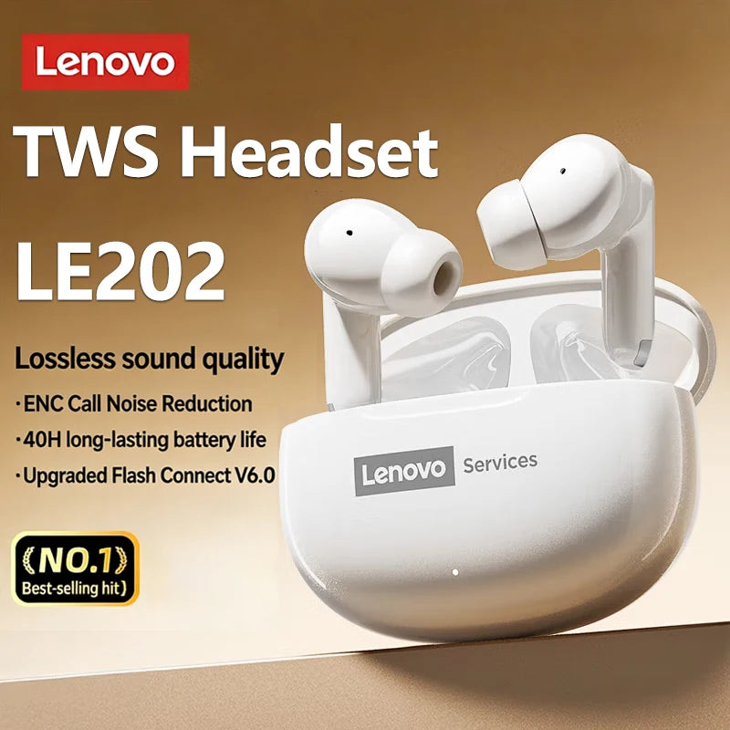 Choice Lenovo Wireless Earphones Bluetooth 6.0 Low Latency Gaming Headset Sport Earbuds XT88Plus Business Headphone 300mAh LE202