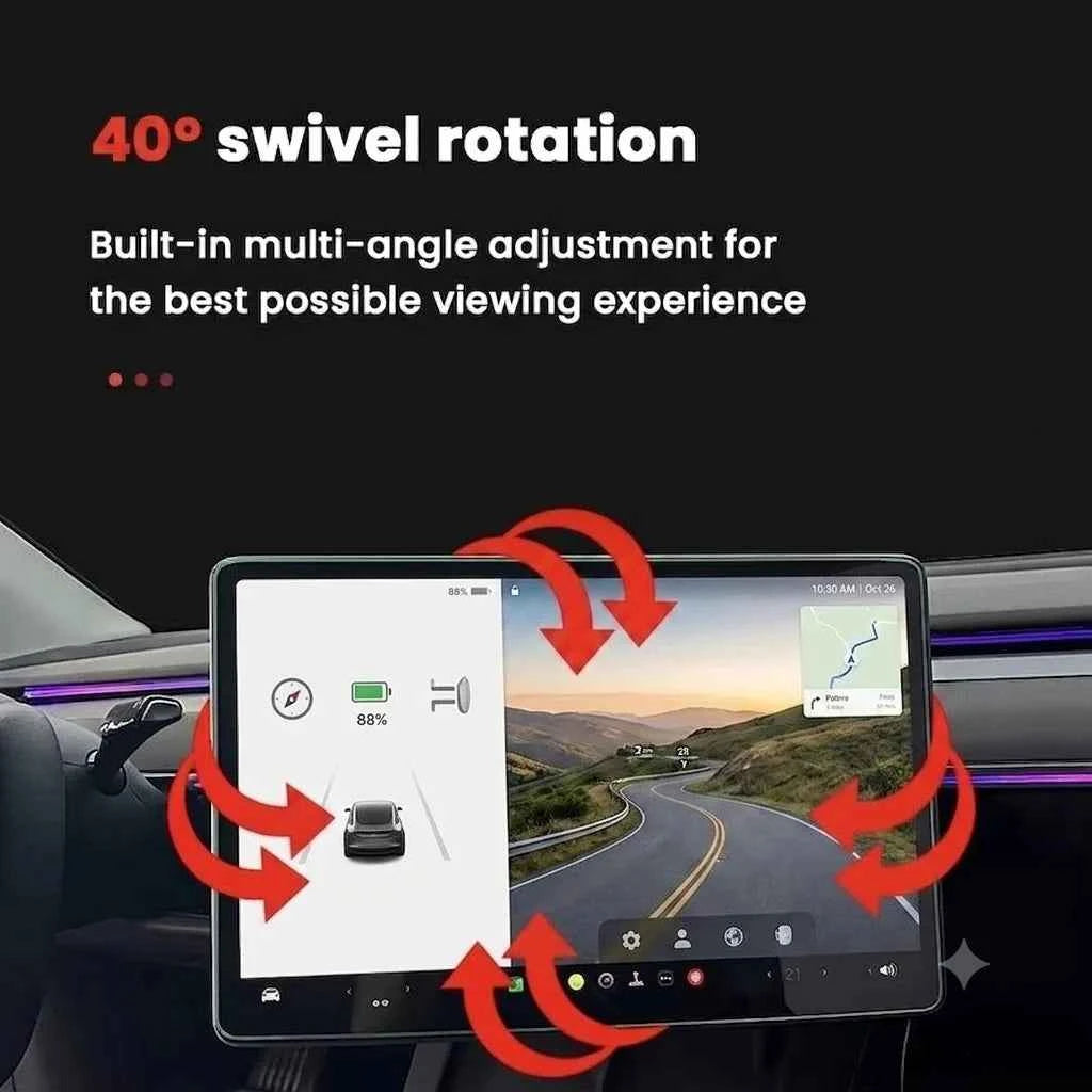 2026 New V2 Screen Swivel Mount Kit 4-Direction Rotation Bracket for Model 3 / Y/ 3 Highland / Y Juniper LHD Holder Accessories