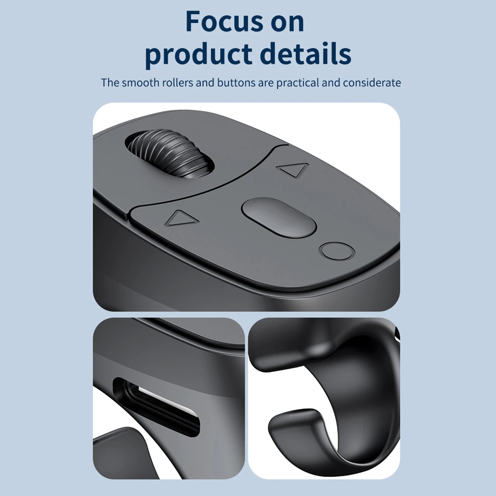 Wireless Fingertip Ring Bluetooth 5.3 Remote Control 10M Range for Selfie/Camera Zoom/E-book Page Turning/Video Music Switch