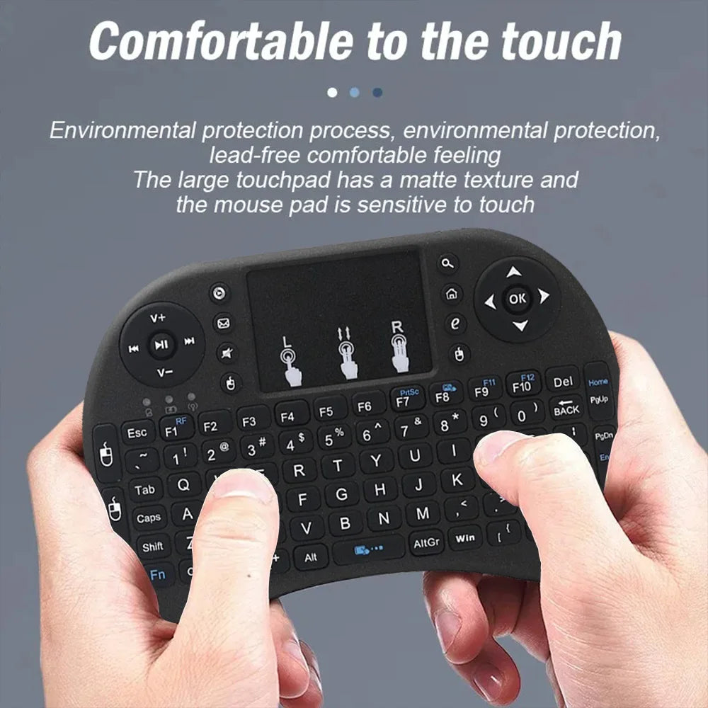 MRSVI I8 2.4G Mini Wireless Keyboard 2.4GHz Air Mouse Remote Touchpad For Android TV Box PC Smart TV