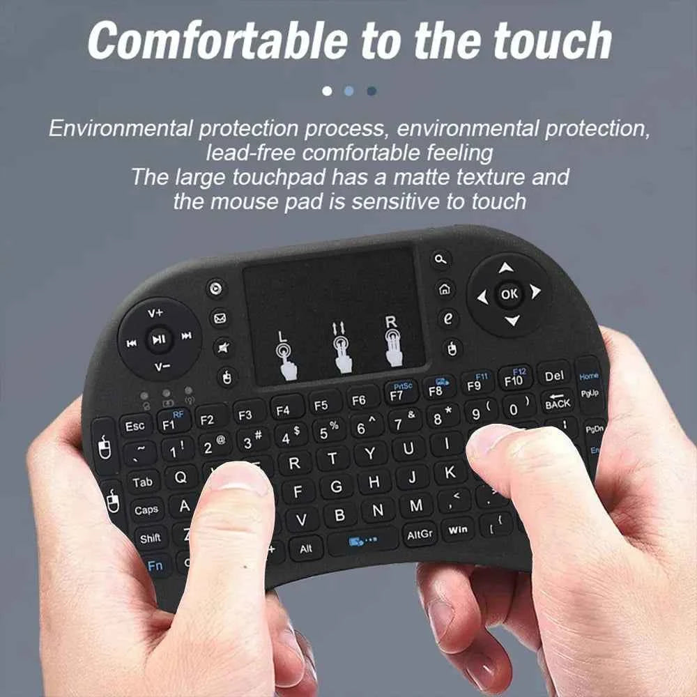 MRSVI I8 2.4G Mini Wireless Keyboard 2.4GHz Air Mouse Remote Touchpad For Android TV Box PC Smart TV
