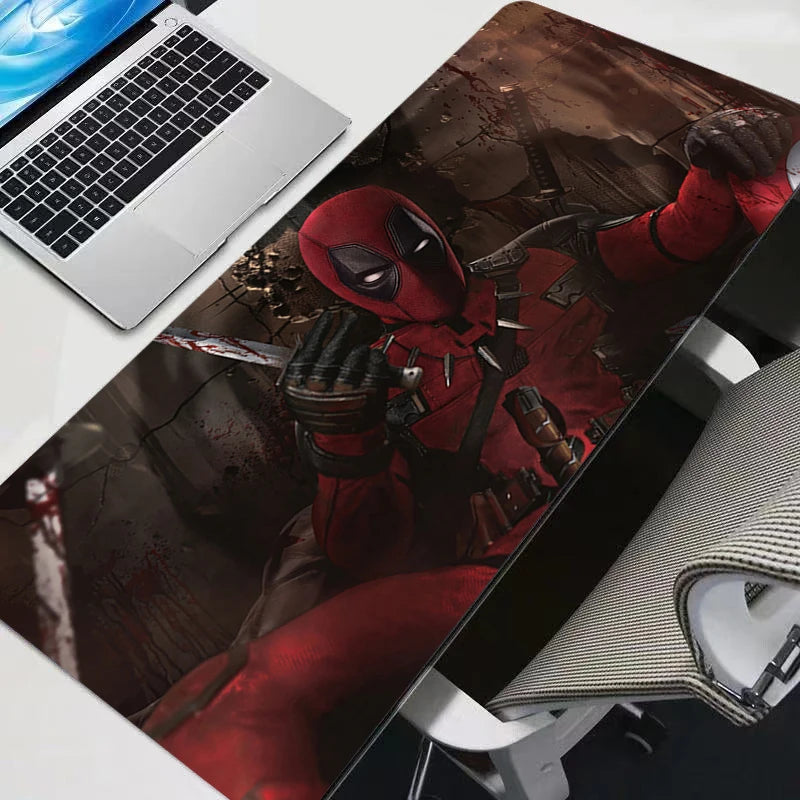 Large Gaming Mouse Pad Anime Spider-Man PC Computer Gamer Desk Mat For CS GO LOL  Laptop Mousepads Kawaii Mousepad