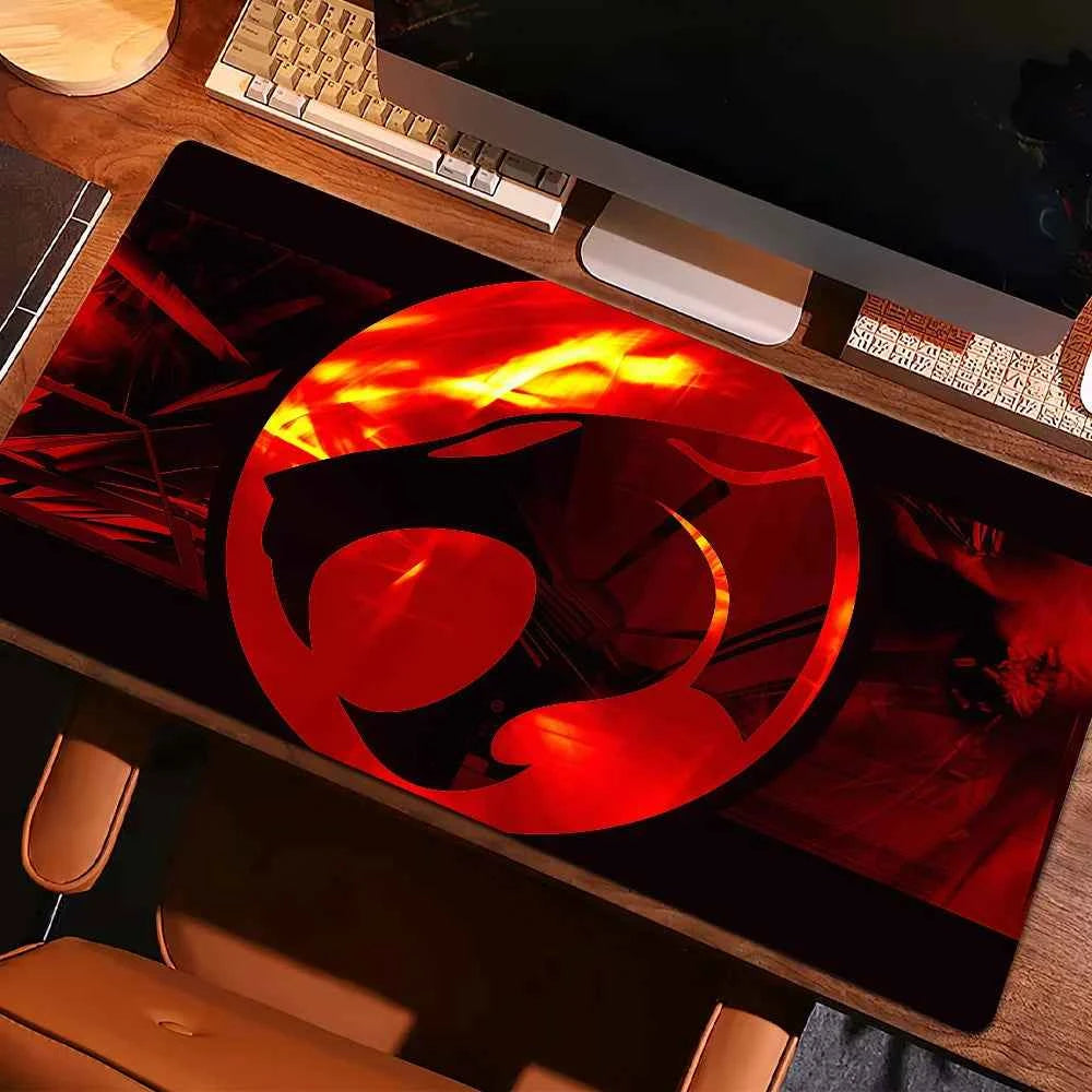 Mouse Pad Anti-fray Home Custom Ergonomic Office Rubber Large Fiction Science ThunderCats Desk Cartoon Mat Keyboard PC Non-slip