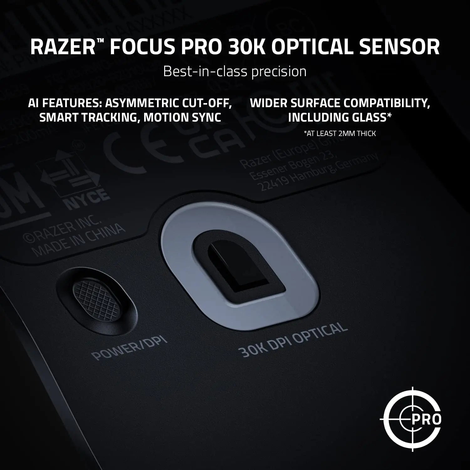 Razer Viper V2 Pro Hyperspeed Wireless Gaming Mouse: 58g Ultra Lightweight - Optical Switches Gen-3 - 30K DPI Optical Sensor