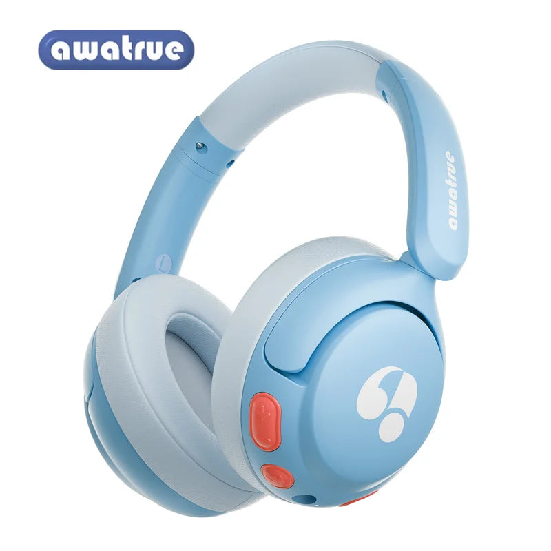 Awatrue Kids Bluetooth 5.4 Headphone 85dBA Safe Volume Lightweight