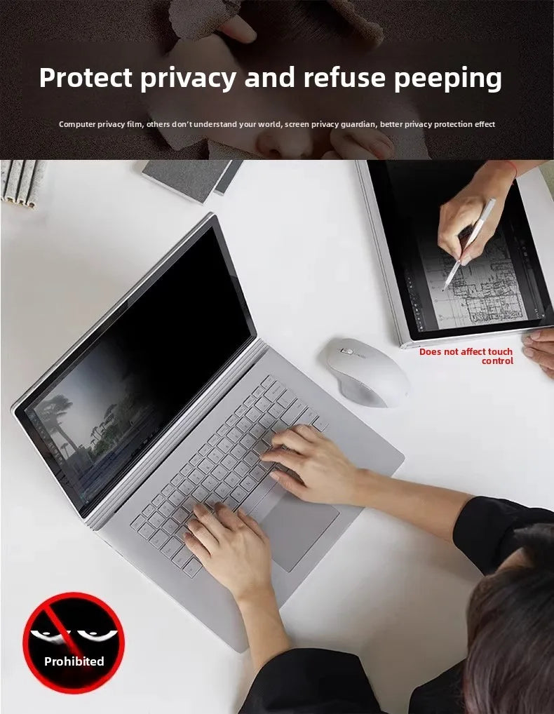 Pro11/10/9/8anti reflective and anti-blue protective film suitable for Laptop7/6/5/4computer anti peep film on Microsoft surface