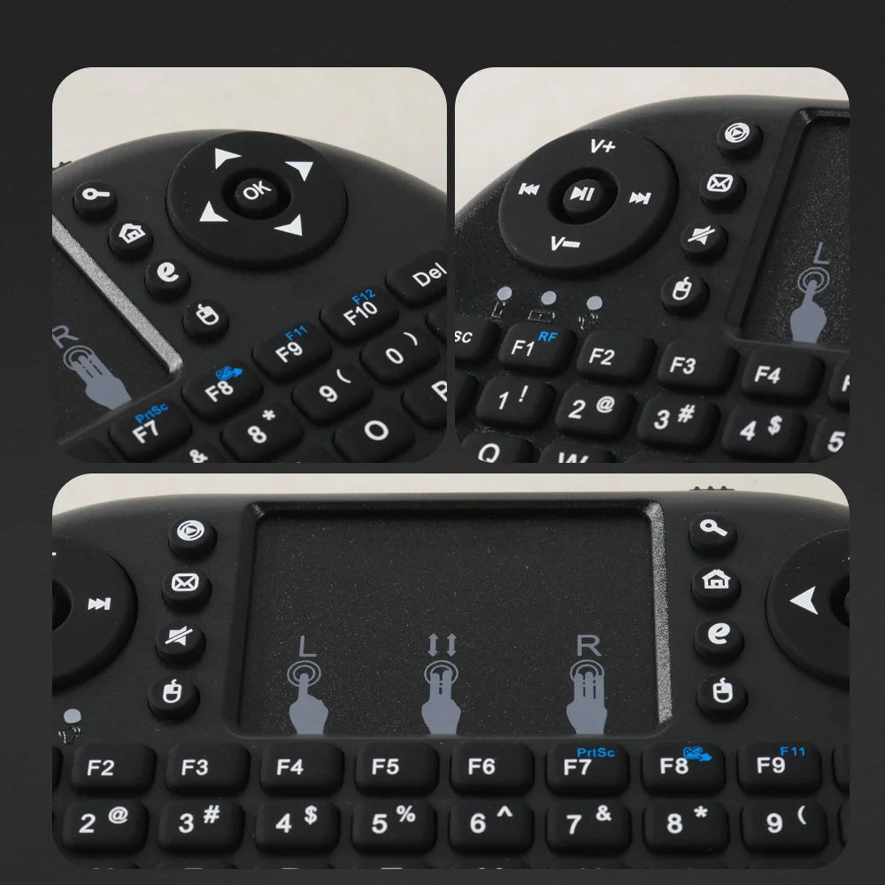 MRSVI I8 2.4G Mini Wireless Keyboard 2.4GHz Air Mouse Remote Touchpad For Android TV Box PC Smart TV