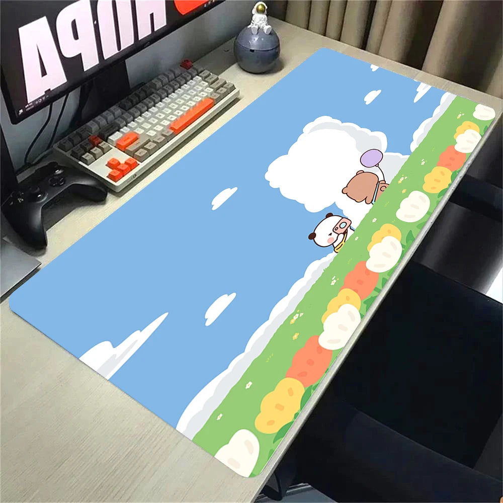 Bubu Dudu Gamer Deskmat Xxl Mouse Pad Anime Computer Table Mat Pc Gaming Accessories Mousepad Large Mats Office Mause Pads Setup